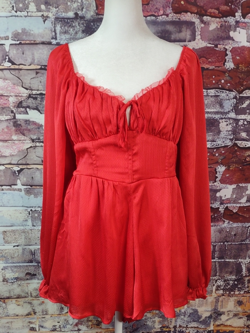 Francesca's Corset Skort Dress